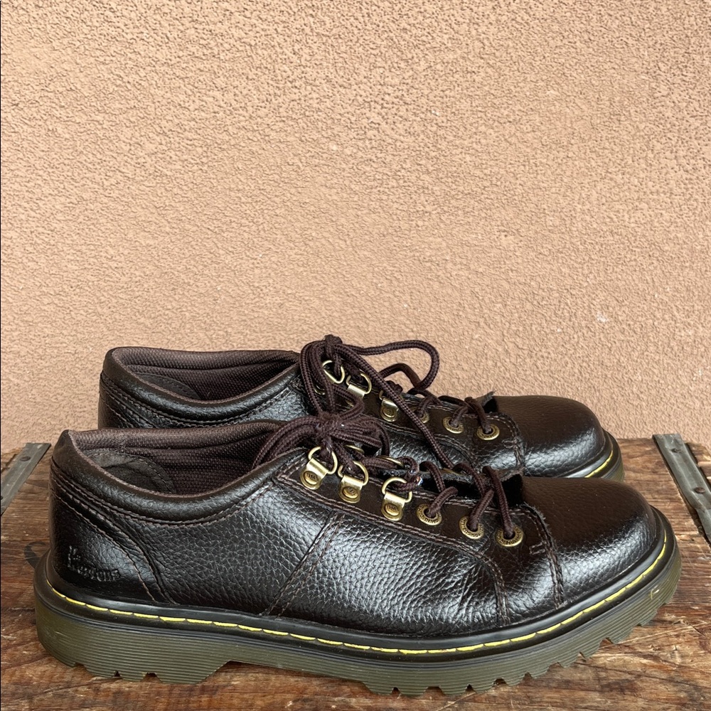 Dr. Martens Dark Brown Leather Oxfords